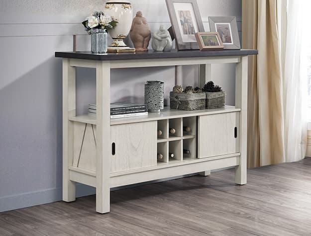 Maribelle Server Chalk Warm Grey