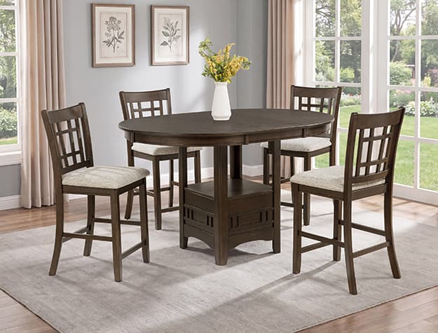 The Hartwell Cntr Height Dining Brown collection