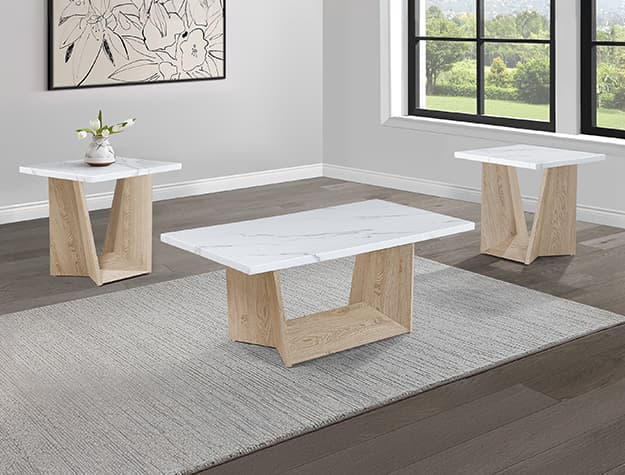 The Adea 3-Piece Cocktail Set White Oak collection