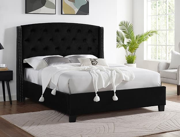 The Eva Bed Black collection