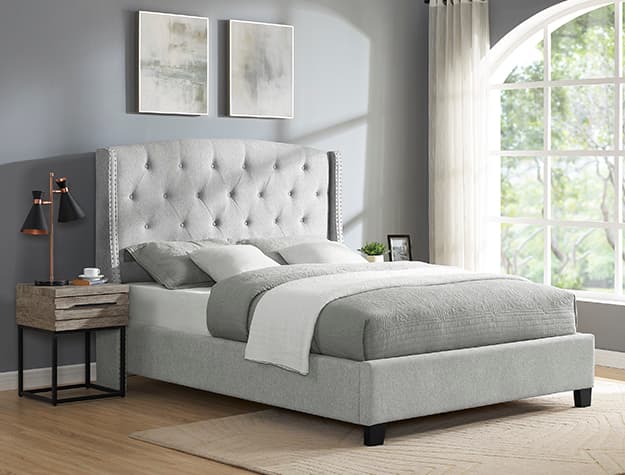 The Eva Bed Frame - Dove Gray collection