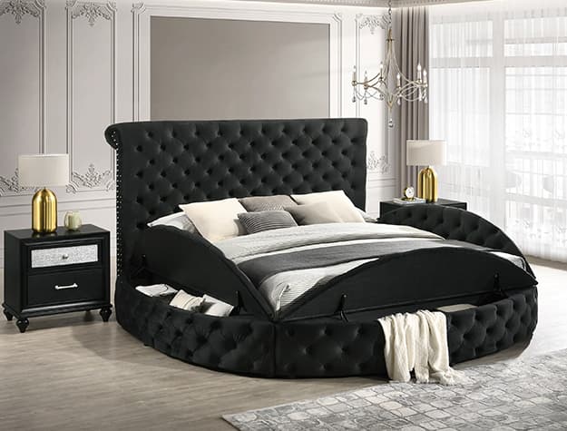The Brigitte Bed Frame Black collection