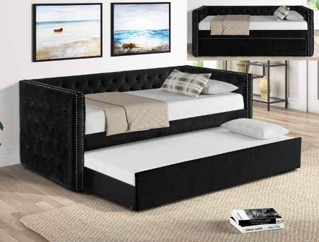The Trina Black Daybed collection