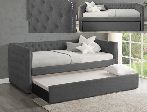 The Trina Gunmetal Grey Daybed collection