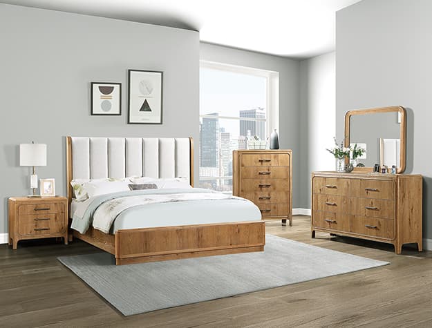The Westcott Bedroom Group-Cerused Natu collection