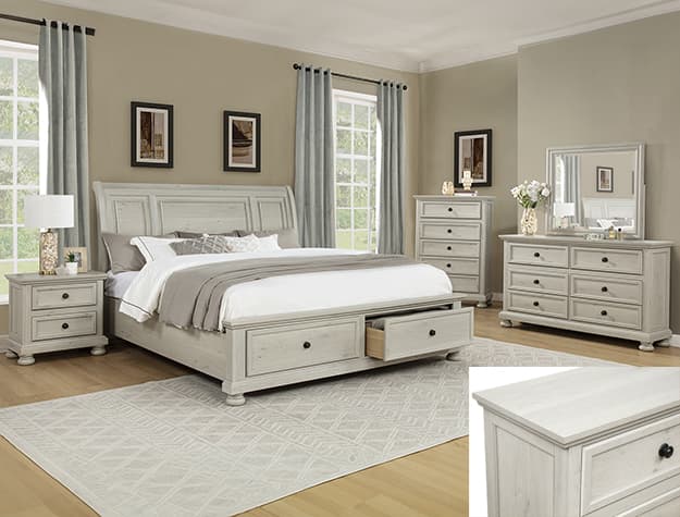 The Claribelle Bedroom Group White collection