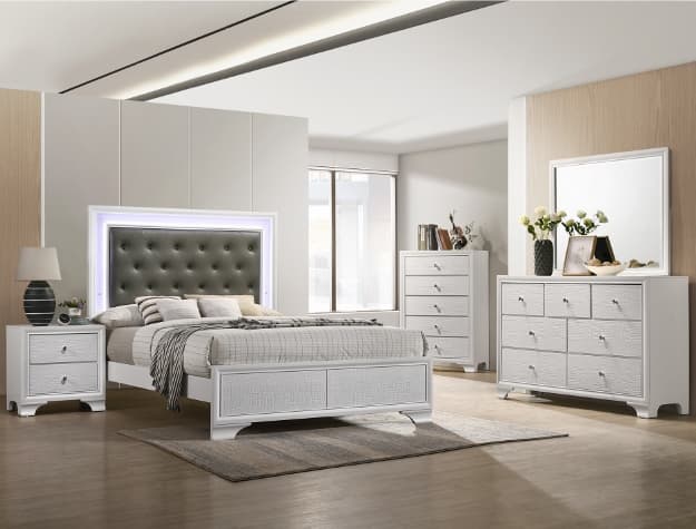 The Lyssa Bedroom Frost collection