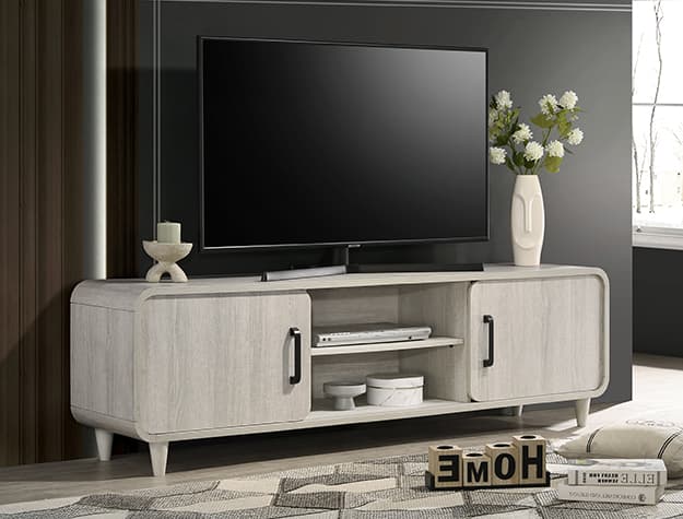 Nyomi TV Stand - White