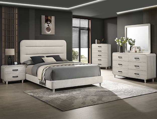 Nyomi Bedroom Group White collection