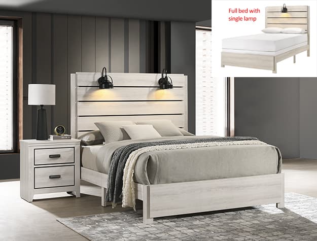 The Carter Bedroom Group White collection