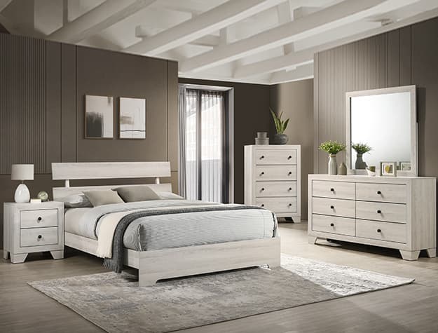 The Atticus Bedroom Group White collection