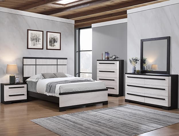Remington Bedroom BLACK / WHITE